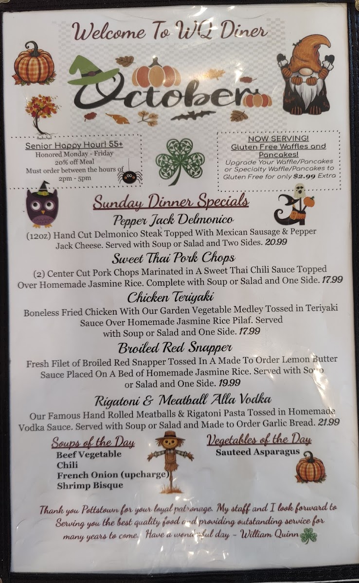 WQ Diner Menu - Image 6